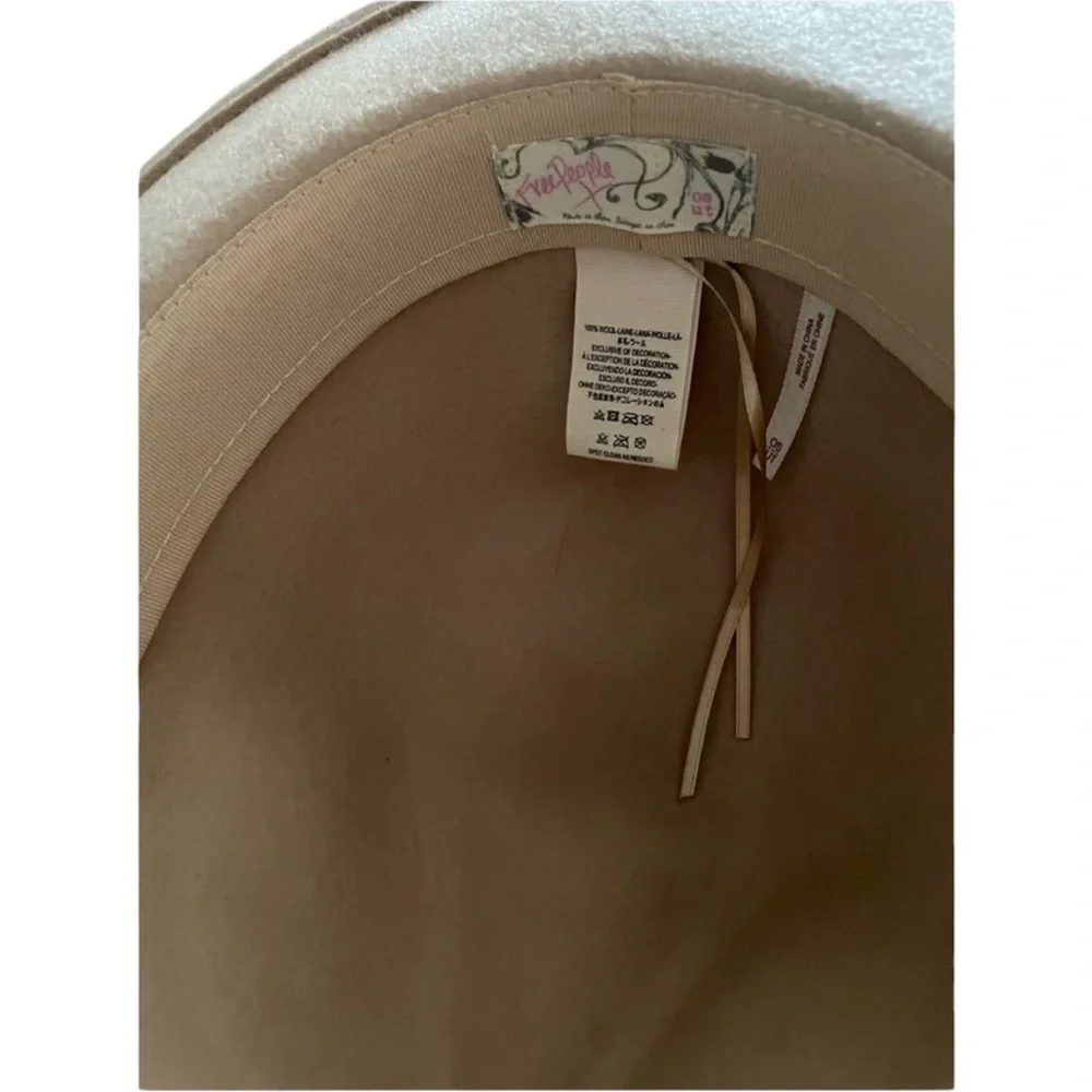 Free People Wythe Wool Hat with leather band